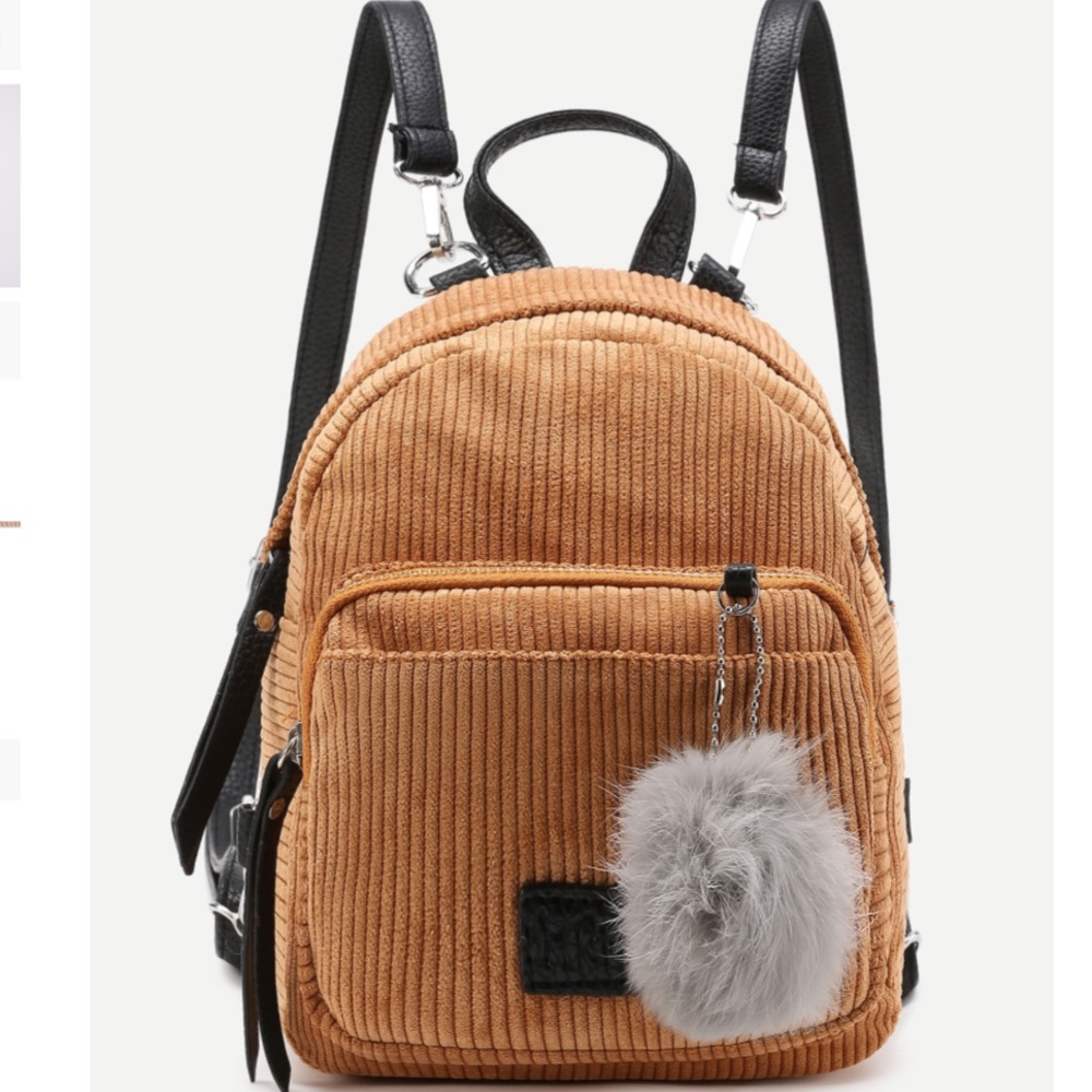 NEW COLORS Corduroy Mini Bookbag - Picture 1 of 7